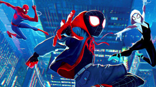 Кадр из мультфильма "Человек-паук: Через вселенные"