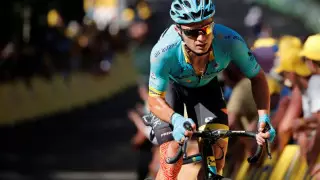 Казахстанский велогонщик финишировал третьим на последнем этапе "Тура Швейцарии"