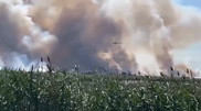 Дым в Нур-Султане: вертолет и 122 человека тушат пожар