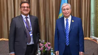 Касым-Жомарт Токаев провел встречу с гендиректором UPL Limited  Джай Шроффом