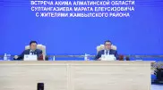 Аким Алматинской области встретился с жителями Жамбылского района