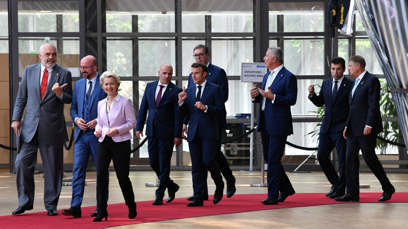 Лидеры стран Евросоюза на саммите в Брюсселе. © Reuters