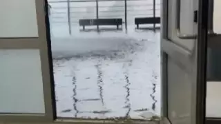 Ледовый дворец Almaty Arenа пострадал из-за ливня