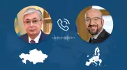 Президент Токаев поговорил с главой Евросовета