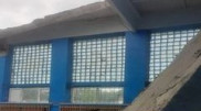 Крыша школы обрушилась в Караганде