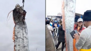 В Чили поймали глубоководную рыбу, которую считают предвестником катастроф