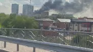 Черный дым в Нур-Султане: загорелась баня
