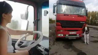 "Заработок от одного миллиона". Как живет дальнобойщица из Талдыкоргана