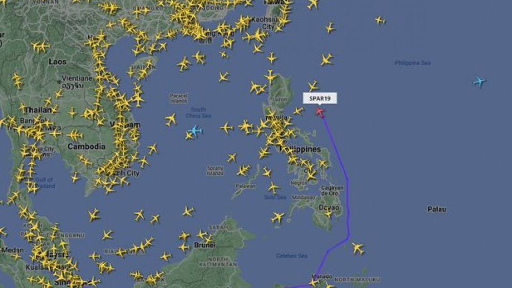 Фото: twitter/Flightradar24