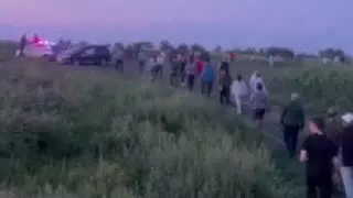 Люди объединились: появилось видео с места поисков пятилетней Мадины Ерланкызы