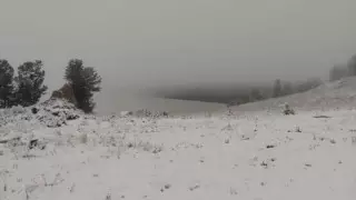 Первый снег выпал в ВКО