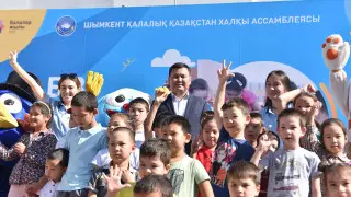 Акция "Мы счастливые дети!" прошла в Шымкенте