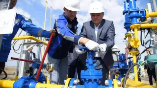 Первые абоненты подключены к магистральному газопроводу в Акмолинской области