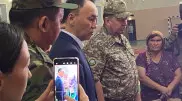 Аким Костанайской области встретился с пострадавшими от пожара людьми