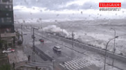 Мощный тайфун обрушился на Южную Корею