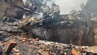 Крупный пожар в Костанае: директора оружейного магазина доставили в Нур-Султан