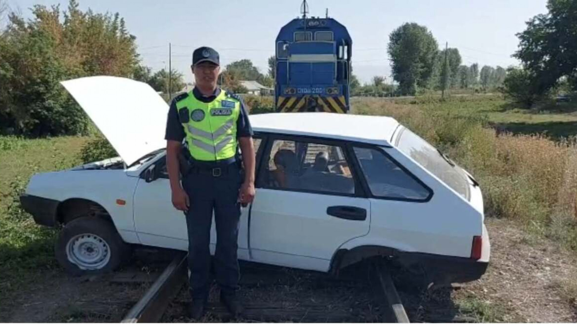 Полицейские машины Казахстана