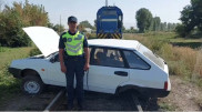 Локомотив протаранил автомобиль близ Талдыкоргана: пострадали 3 человека