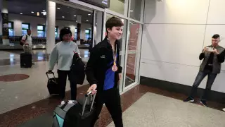 15-летнего призера чемпионата Азии по настольному теннису встретили в Нур-Султане