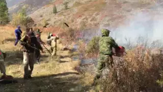 Стало известно о состоянии двух пострадавших пожарных в области Абай