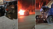 21-летняя пассажирка автомобиля сгорела заживо в Шу