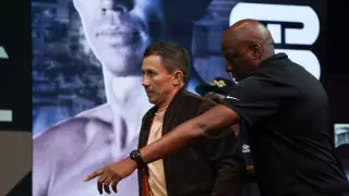 "Я уверен в своей победе". Головкин и Канело провели финальную конференцию перед боем