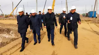 Смаилов проверил строительство жилья для пострадавших от лесных пожаров