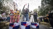 В Алматы прошла гонка на самодельных болидах Red Bull Soapbox Race