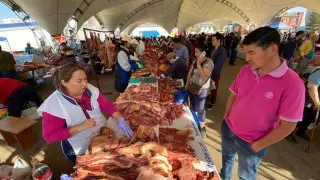 В Астане проходит ярмарка продуктов Атырауской области