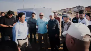 Алтай Кульгинов встретился с жителями ЖМ Коктал-1