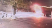 Мужчина поджег грузовик с сеном на 6 миллионов и попал на видео в Туркестанской области