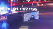 Видео: полицейская машина перевернулась в Актау