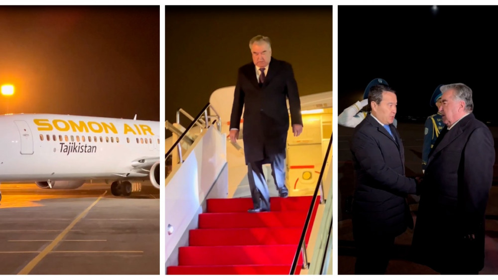 Президент Таджикистана Эмомали Рахмон прибыл в Астану
