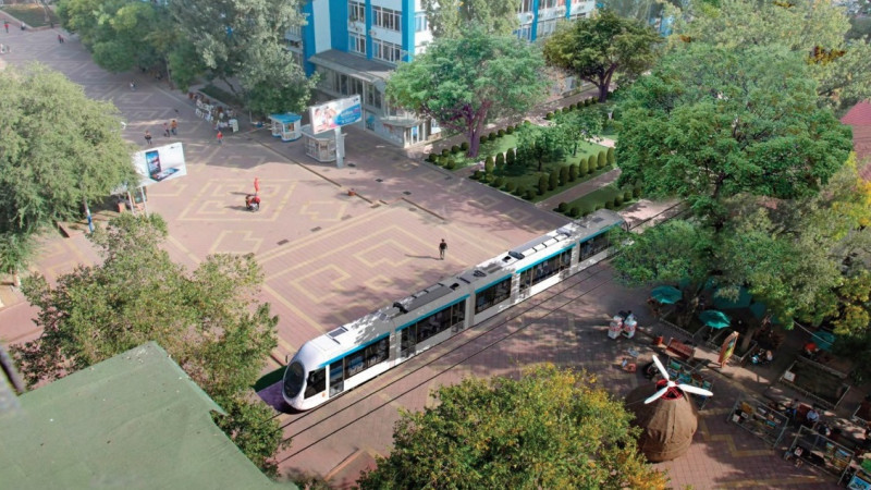 Эскиз LRT в Алматы