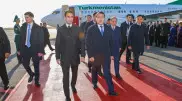 Президент Туркменистана прибыл с первым государственным визитом в Казахстан