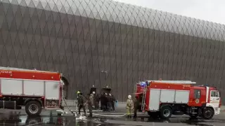 Пожар в районе EXPO произошел в Астане