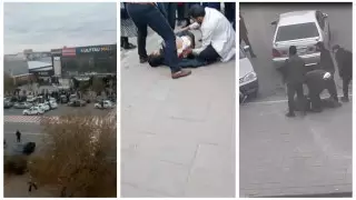 Перестрелка произошла на площади перед ТРЦ в Сатпаеве