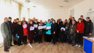 В канун новоселья ГК "Вираж" вручила бытовую технику 91 семье из Аулиеколя