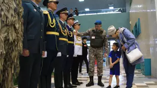 В Астане прошла республиканская военно-патриотическая акция