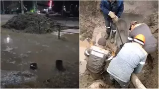 Улицу затопило в Экибастузе из-за самовольного подключения горожан к теплу