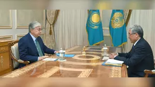 Президент принял общественного деятеля Жабала Ергалиева