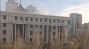 Пожар произошел в здании Министерства обороны Казахстана