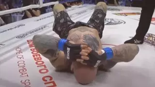 Известного бойца ММА унесли с ринга после запрещенного удара