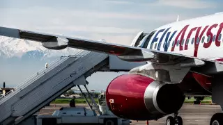 Самолет FlyArystan не смог приземлиться в Шымкенте