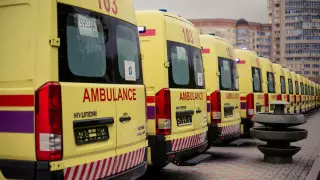 Атырауская область получила 20 новых машин скорой помощи