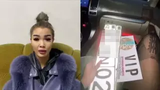 "ВИП-казашка" из Каскелена записала видео с извинениями