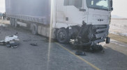 Три человека погибли в ДТП  с фурой на трассе Алматы – Екатеринбург