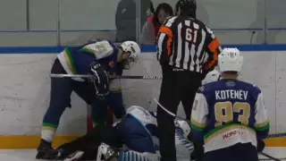 "Это позорище!" Хоккеист пнул коньком по голове судью в России