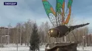 Гигантская стрекоза появилась в Павлодаре