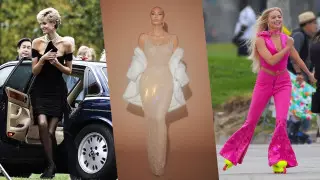 Платье мести Дианы, Ким Кардашьян и Барби: главные тренды 2022 года